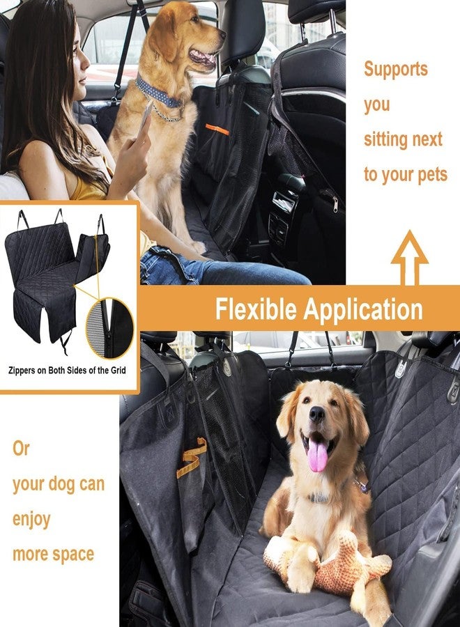 AMICA Dog Car Seat Cover for Back Seat, Dogs Hammock with Mesh Window and Back Seat Protector for Cars (for SUV & Sedan Cars) - Image 3